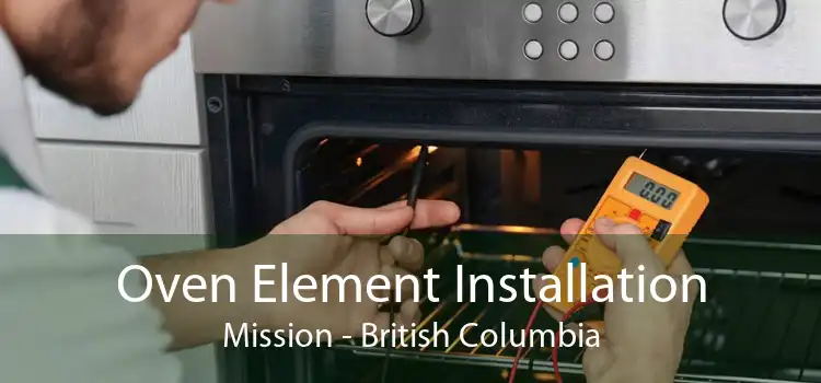 Oven Element Installation Mission - British Columbia